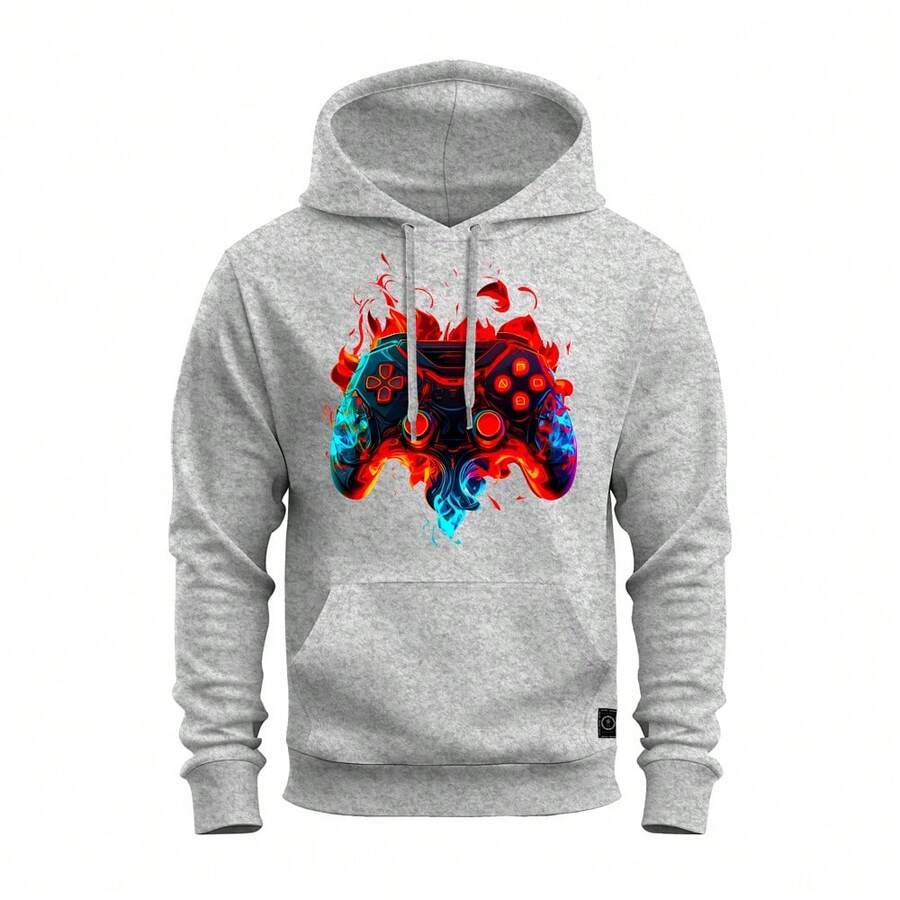 Men Sweatshirts - 灰色 - 查看 1