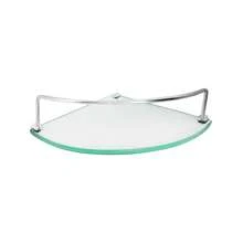 Combo 1 Porta Shampoo modelado 21x21cm +1 saboneteira modelada incolor - Transparente - Visão 2