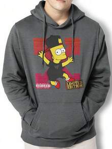 Men Hoodies - 深灰色 - 查看 1