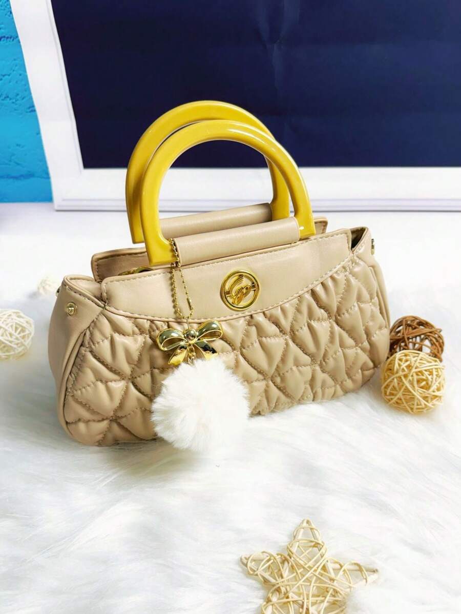 Women Crossbody - 杏色 - 查看 1