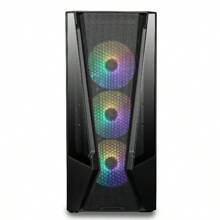 IBUYPOWER Gaming PC Desktop - AMD Ryzen 7 5700 CPU Processor - 16GB RAM Memory - NVIDIA GeForce RTX 4060 8GB GPU Graphics Card - 1TB NVMe SSD - Black - TMA7N4601 - 美規B型插(110-127V) - 查看 3