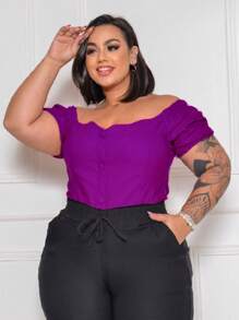 Plus Size Blouses - Uva - View 1
