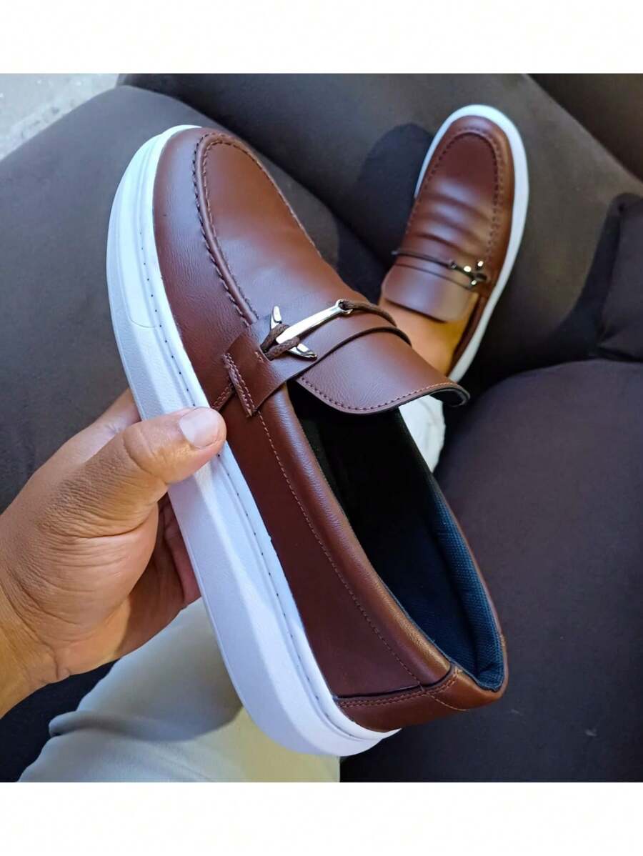 Men Loafers - Rỉ Nâu - Xem 1