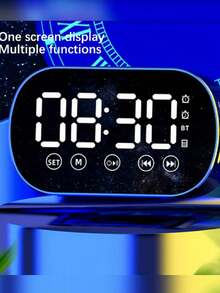 Reloj y bocina pequeño inalambrico Bluetooth - Multicolor - Ver 2