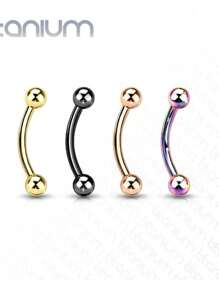 Eyebrow Ring - Bạc - Xem 1