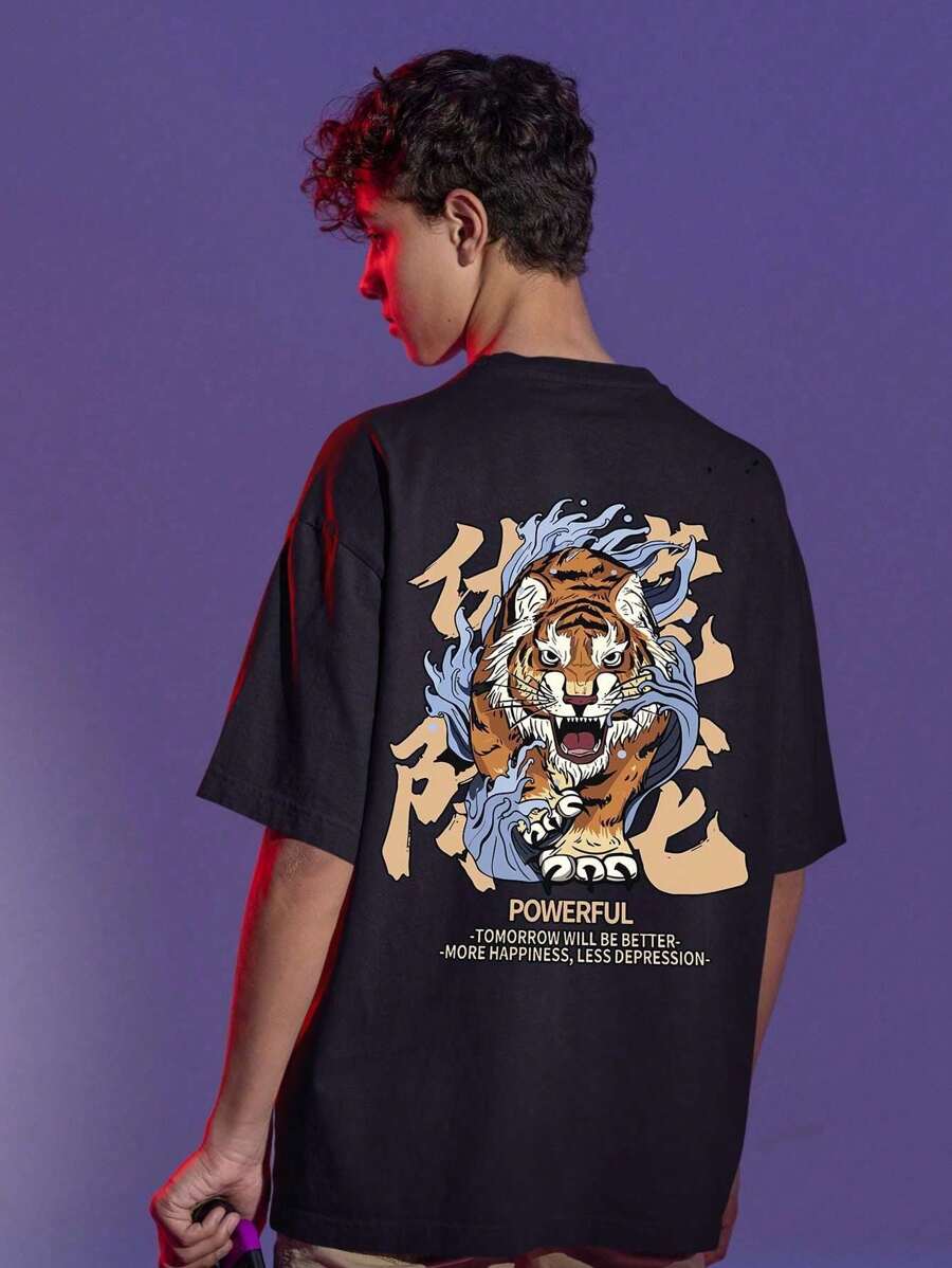 Men T-Shirts - màu đen - Xem 1