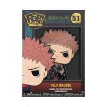 Funko POP! Pin Yuji Itadori Inspired Cartoon Anime Character Design Fashion Brooch - Jujutsu Kaisen - Multicolor - View 2