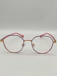 Kids Fashion Glasses - 淺粉色 - 查看 2