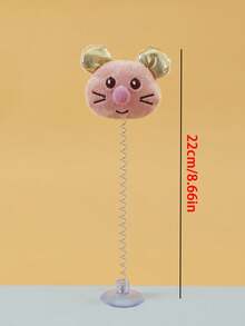 1 Miếng Đã tải mùa xuân Cốc hút Đồ chơi mèo , Thú cưng Hình con chuột Đồ chơi tương tác Đối với Mèo - Nhiều màu - Xem 5