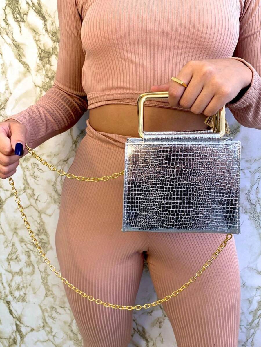 Women Shoulder Bags - Bạc - Xem 1