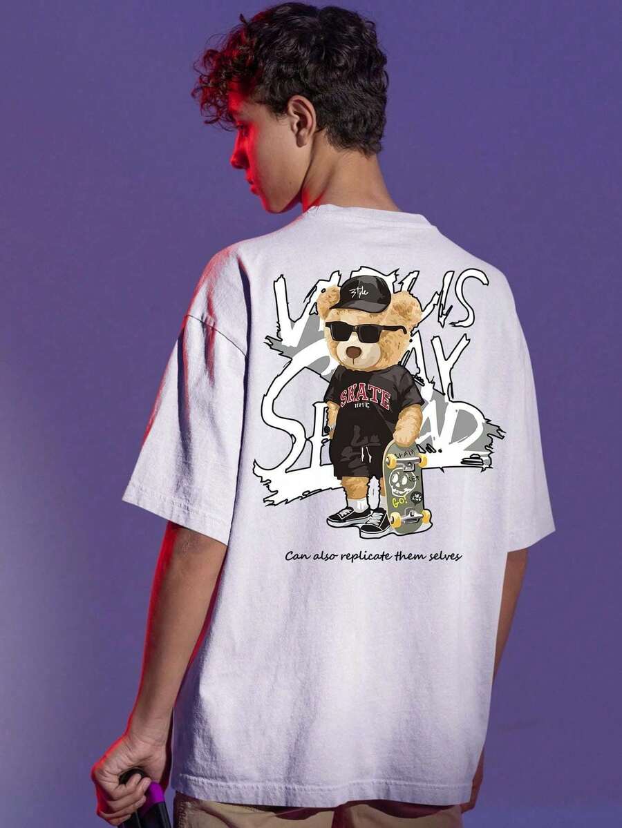 Men T-Shirts - 白色 - 查看 1