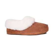 CLOUD NINE Australian Sheepskin Cozy Slipper Booties In Chestnut - chestnut - View 1