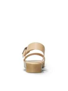 Women's Platform Wedge Sandals Open Toe Comfortable With Foam Insole Lightweight For Women Dressy Casual Summer Flatform Sandals - Apricot - View 10