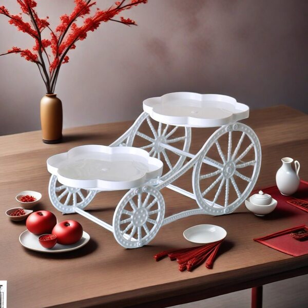 Party Decoration Dessert Table Decoration Stand Fruit Plate For Living Room Coffee Table Home Use Dried Fruit Snacks Plate Candy Plate