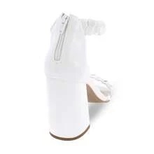 MODARPE Women Heeled Sandals - Blanco - Ver 6