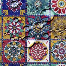 Retangle Tablecloth Boho Rectangle Tablecloth,Colorful Tablecloth Waterproof Stain Wrinkle Free,Mandala Indoor And Outdoor Table Cover For Home Kitchen Dining Party Picnic Patio Decor - 彩色 - 查看 5