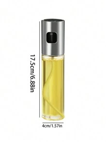 1 Chai Xịt Dầu Ăn, Bình Xịt Dầu Ô Liu Cho Nhà Bếp, Bình Đựng Giấm Thủy Tinh Cho Salad, BBQ Và Nướng - Bạc - Xem 9