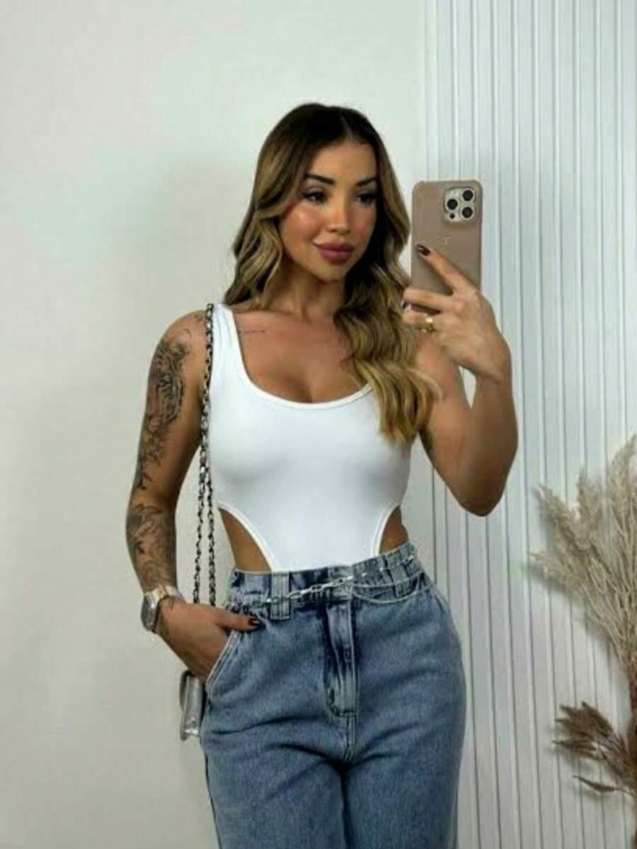 Women Bodysuits - Blanco - Ver 1