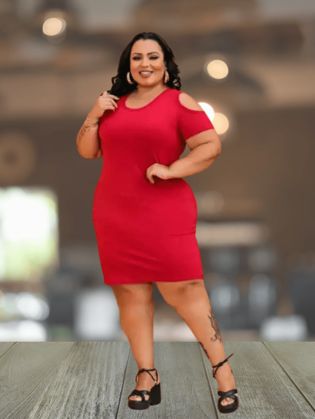 Women Bodysuits - Đỏ - Xem 1