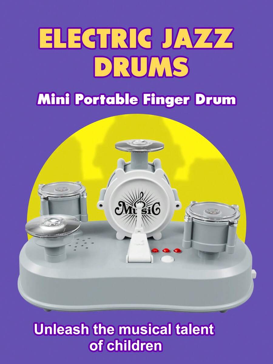 Fingertip Jazz Drums Finger Touch Mini Percussion Musical Instrument ...