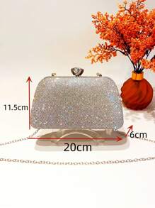 Women Evening Bags - 銀色 - 查看 2