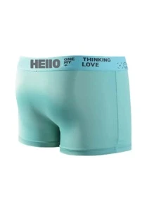 Men's 4pcs/Pack Comfortable And Breathable Ice Silk Boxer Briefs With Letter Elastic Waistband And U-Fly Design - Multicolor - View 4