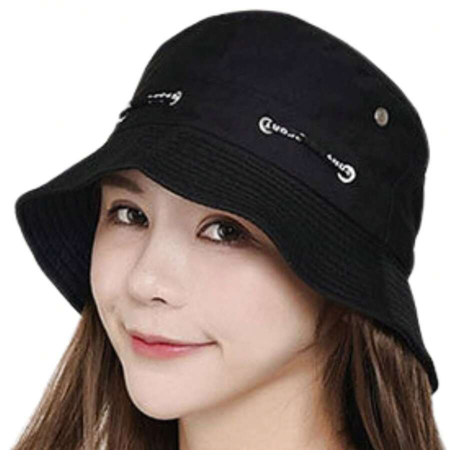 男士貝雷帽，休閒風格 - 黑色 - 查看 1