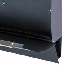 HOMCOM Steel Wall Mounted Mail Box Post Letter Newspaper Holder Outdoor Lockable With Waterproof Lid - Grey - Grey - View 10