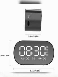 Reloj y bocina pequeño inalambrico Bluetooth - Multicolor - Ver 3