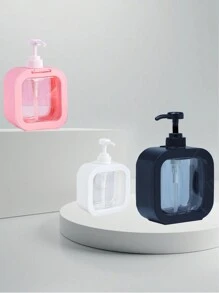 1 個 500/300 毫升帶蓋液體洗滌劑空瓶,適用於沐浴露、洗髮精、洗衣液、洗手液、可再填充塑膠瓶 - 彩色 - 查看 5