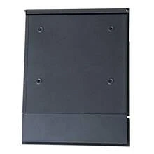 HOMCOM Steel Wall Mounted Mail Box Post Letter Newspaper Holder Outdoor Lockable With Waterproof Lid - Grey - Grey - View 7