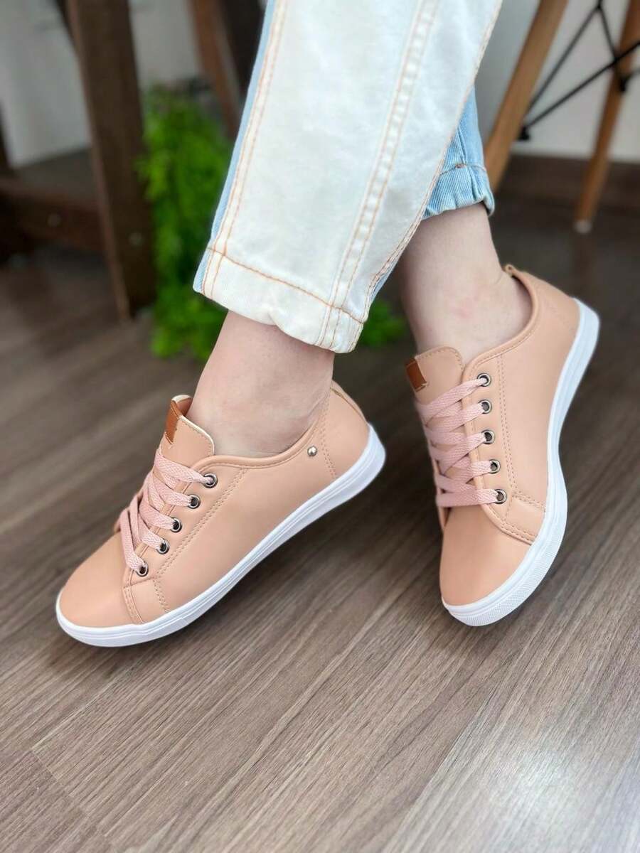 Women Wedge Sneakers - Rosa Oxidada - Ver 1