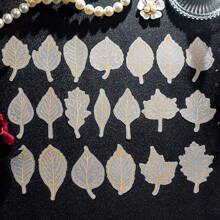 1 Pacco di 40 adesivi per scrapbooking floreali di rose, materiale di artigianato di decorazione fai-da-te, regalo per le vacanze, arte creativa personalizzata di scrapbooking