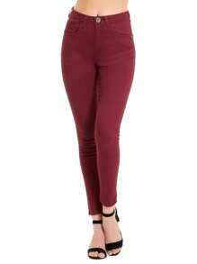 Colored Pants For Women Stretch Fabric High Waist Waist Lifts Gabardine Style GAB6001