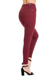 Colored Pants For Women Stretch Fabric High Waist Waist Lifts Gabardine Style GAB6001
