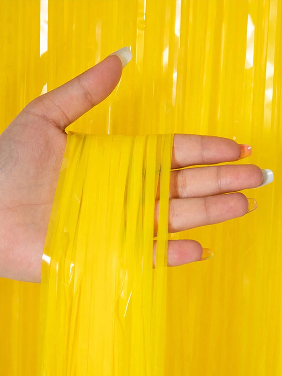 1件，1米*2米/39.37*78.74英寸 马卡龙粉黑蓝白窗帘门：为您的婚礼或生日派对装饰增添一抹优雅！马卡龙白窗帘门 - 非常适合影楼背景、婚礼、生日派对装饰！派对背景装饰，派对用品，