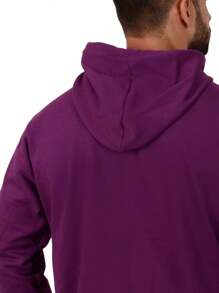 Men Sweatshirts - 紫色 - 查看 3