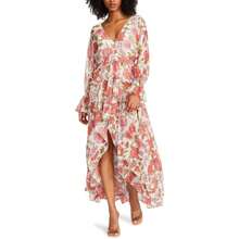 Váy Maxi Sol Màu Hồng Cổ Điển - hoa hồng cổ điển - Xem 1