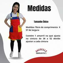 Aprons & Smocks - 紅色 - 查看 3