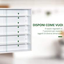 Glass Display Cabinets - White - View 8