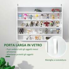 Glass Display Cabinets - White - View 7