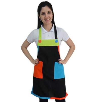 AVENTAL COLORIDO PARA FESTAS INFANTIS E PARQUES