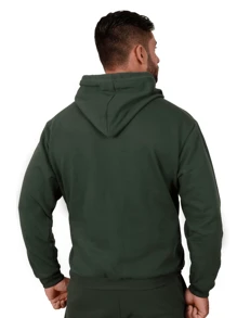 Men Sweatshirts - 墨綠色 - 查看 2