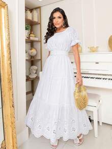Women Dresses - trắng - Xem 2