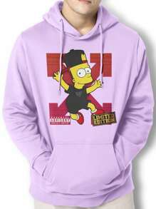 Men Hoodies - Màu đỏ tím - Xem 1