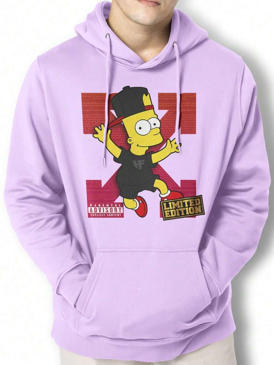 Men Hoodies - Màu đỏ tím - Xem 1