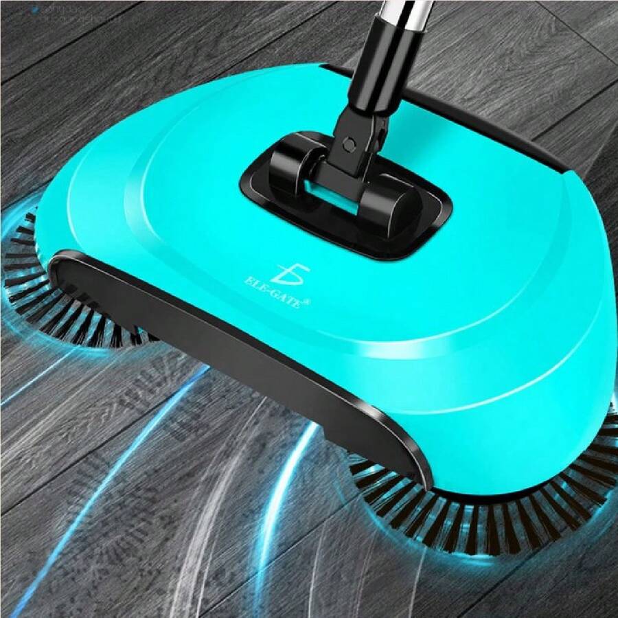 ELE-GATE Escoba Barredora Magica Aspiradora Manual Recogedor Basura - Multicolor - Ver 1