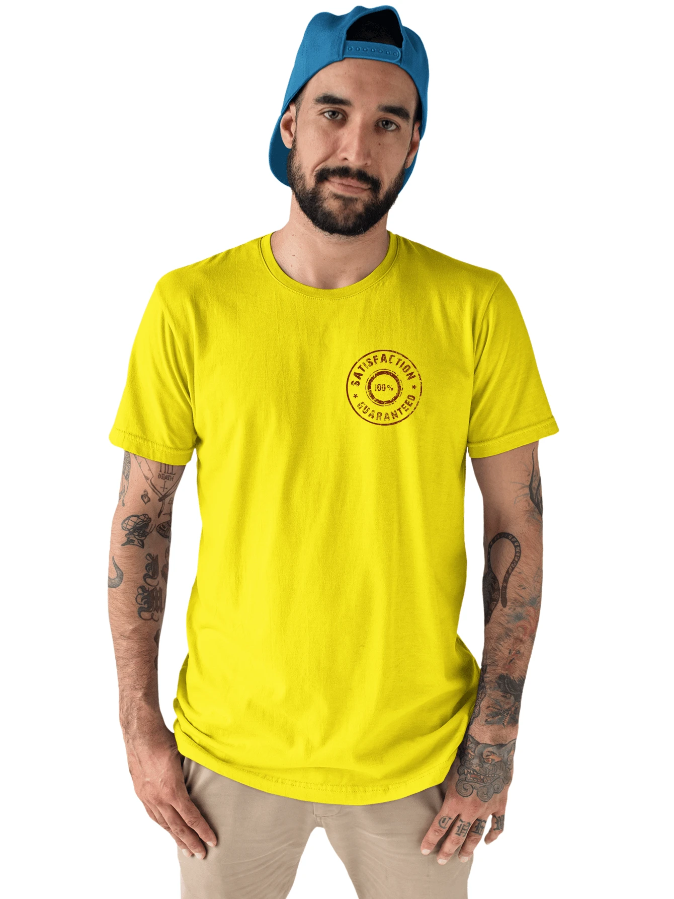 Men T-Shirts - Màu vàng - Xem 1