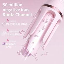 Rizador de Pelo Eléctrico, Rizador Automático sin Daños, Ondulador de Iones Negativos de Larga Duración para Viajes (Rosa) - Rosa - Ver 4