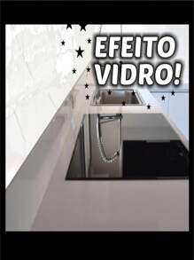 KIT COM 15 PLACAS MARMORE ADESIVAS ALTO BRILHO PAREDE E PISO - Branco - Visão 9